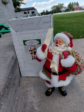 Possible Dreams Clothtique Dept 56 Santa Nose Best Nose Lights Out